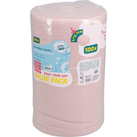 Čisticí utěrky Excellent KO-WK4000030ruzo v roli 100 ks růžová (3)