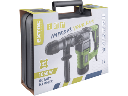 Bourací a vrtací kladivo Extol Craft 401233 SDS plus, 4,5J (6)