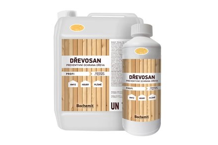 Nátěr pro ochranu dřeva Bochemit Dřevosan PROFI hnědý, 25kg