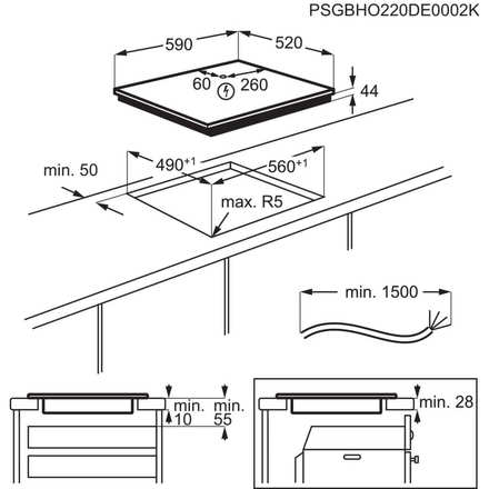 Indukční varná deska Electrolux KIV63443CT (11)