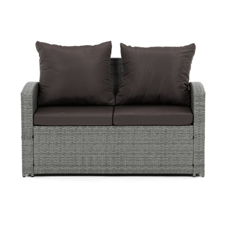 Zahradní sestava Autronic polyratan, šedá, AZ-F1911 GREY (5)