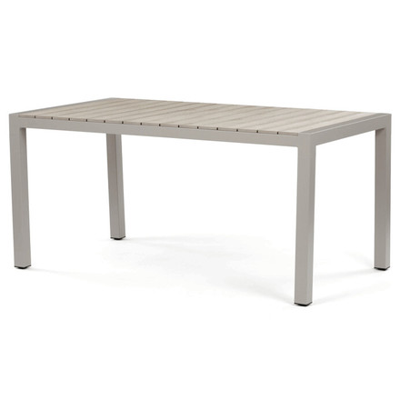 Zahradní stůl Autronic 162x90cm, hliník, polywood, béžová, AZT-S1514 CRM