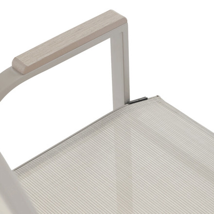 Zahradní židle Autronic kov, síťovina, béžová, AZC-S1048 CRM (12)