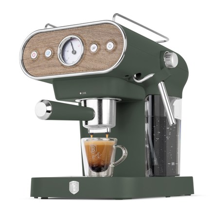 Pákové espresso Berlingerhaus BH-9857 3v1 digitální 3v1 Matte Green Collection (1)