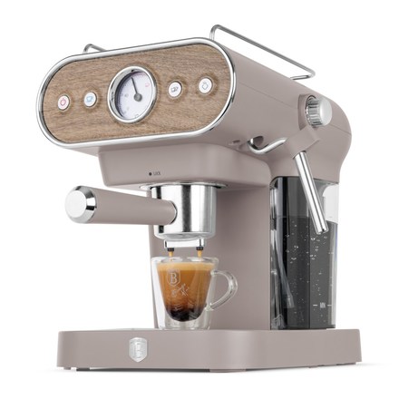 Pákové espresso Berlingerhaus BH-9856 3v1 digitální 3v1 Taupe Collection (1)