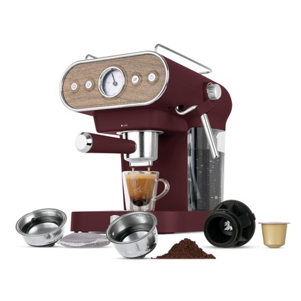 Pákové espresso Berlingerhaus BH-9855 3v1 digitální 3v1 Leonardo Collection