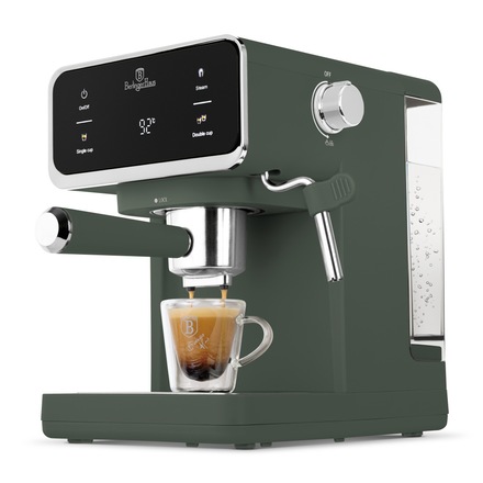 Pákové espresso Berlingerhaus BH-9850 3v1 digitální 3v1 Matte Green Collection (1)
