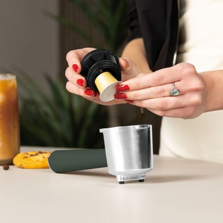 Pákové espresso Berlingerhaus BH-9850 3v1 digitální 3v1 Matte Green Collection (3)