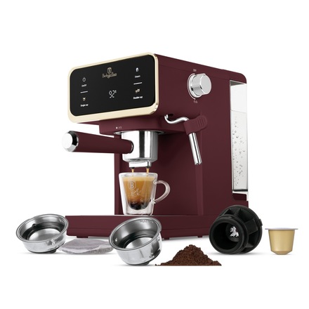 Pákové espresso Berlingerhaus BH-9848 3v1 digitální digitální Leonardo Collection