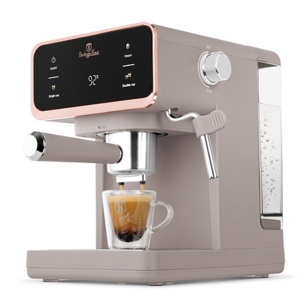 Pákové espresso Berlingerhaus BH-9846 3v1 digitální 3v1 digitální Taupe Collection (1)