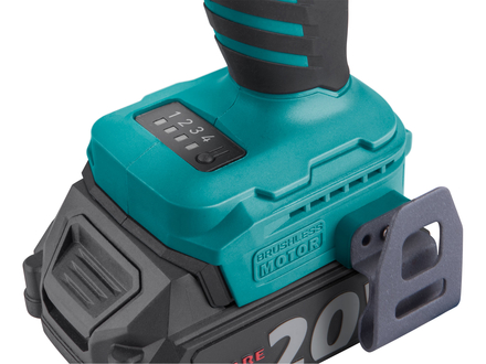 Aku šroubovák Extol Industrial 8791804 s příklepem SHARE20V, 70Nm, BRUSHLESS, 2Ah (2×) (4)