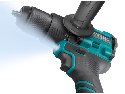 Aku šroubovák Extol Industrial 8791804 s příklepem SHARE20V, 70Nm, BRUSHLESS, 2Ah (2×) (5)