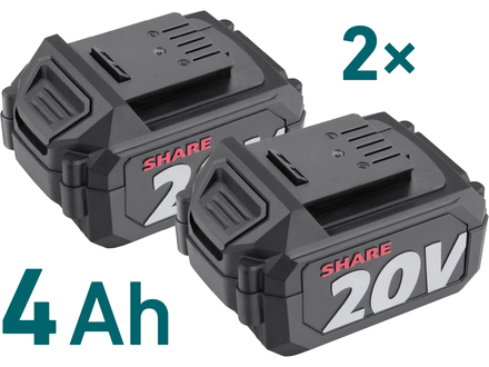 Aku úhlová bruska Extol Industrial 8791846 SHARE20V, 150/180mm, BRUSHLESS, 2x4Ah (1)