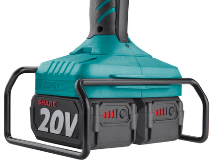 Aku úhlová bruska Extol Industrial 8791846 SHARE20V, 150/180mm, BRUSHLESS, 2x4Ah (4)