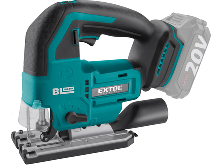 Aku přímočará pila Extol Industrial 8791825 SHARE20V, BRUSHLESS, bez baterie a nabíječky