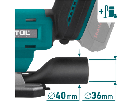 Aku přímočará pila Extol Industrial 8791825 SHARE20V, BRUSHLESS, bez baterie a nabíječky (3)