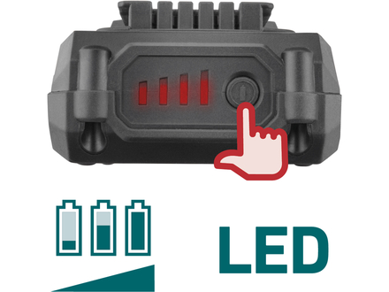 Aku přímočará pila Extol Industrial 8791824 SHARE20V, BRUSHLESS, 2Ah (5)