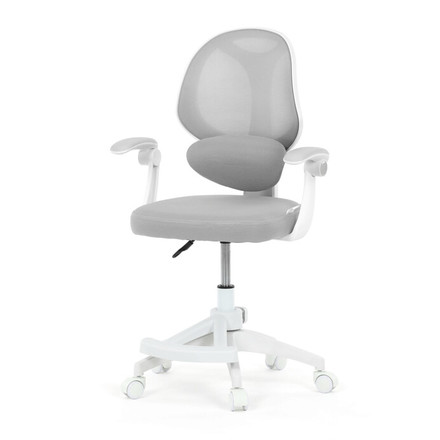 Dětská kandcelářská židle Autronic výškově nastavitelná, šedá síťovina, KA-W8008 GREY