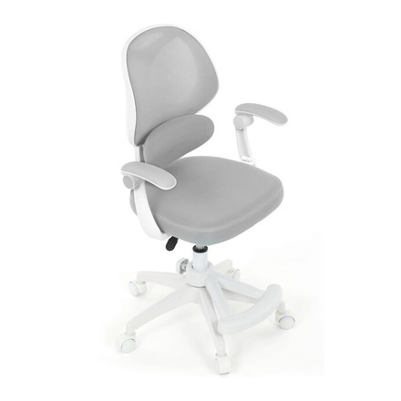 Dětská kandcelářská židle Autronic výškově nastavitelná, šedá síťovina, KA-W8008 GREY (9)