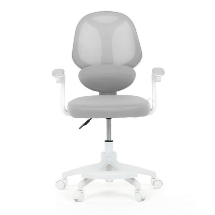 Dětská kandcelářská židle Autronic výškově nastavitelná, šedá síťovina, KA-W8008 GREY (2)