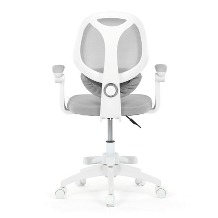 Dětská kandcelářská židle Autronic výškově nastavitelná, šedá síťovina, KA-W8008 GREY (5)