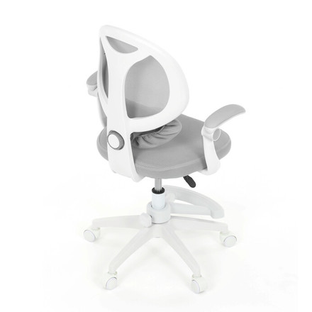 Dětská kandcelářská židle Autronic výškově nastavitelná, šedá síťovina, KA-W8008 GREY (7)