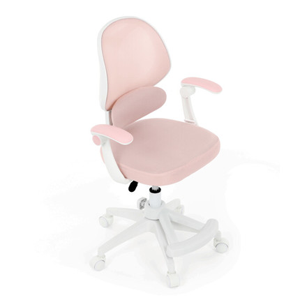 Dětská kandcelářská židle Autronic výškově nastavitelná, růžová síťovina, KA-W8008 PINK (9)