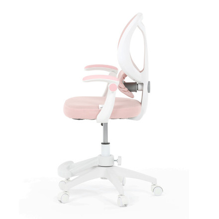 Dětská kandcelářská židle Autronic výškově nastavitelná, růžová síťovina, KA-W8008 PINK (3)
