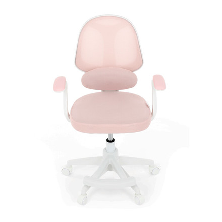 Dětská kandcelářská židle Autronic výškově nastavitelná, růžová síťovina, KA-W8008 PINK (6)