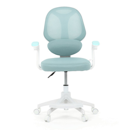 Dětská kandcelářská židle Autronic výškově nastavitelná, modrá síťovina, KA-W8008 BLUE (2)