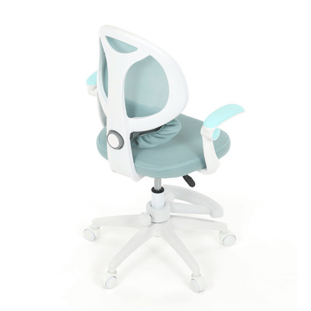 Dětská kandcelářská židle Autronic výškově nastavitelná, modrá síťovina, KA-W8008 BLUE (7)