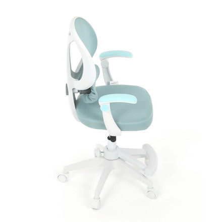 Dětská kandcelářská židle Autronic výškově nastavitelná, modrá síťovina, KA-W8008 BLUE (8)