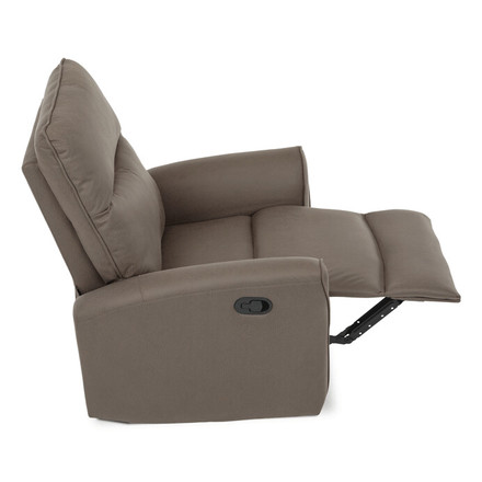 Sedačka s rozkladem Autronic Trojmístná rozkládací pohovka, hnědá, látka vintage, ASD-4302 COF3 (23)