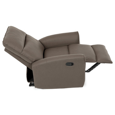 Sedačka s rozkladem Autronic Trojmístná rozkládací pohovka, hnědá, látka vintage, ASD-4302 COF3 (24)