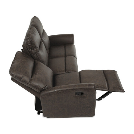 Sedačka s rozkladem Autronic Trojmístná rozkládací pohovka, hnědá, látka vintage, ASD-4302 BR3 (11)