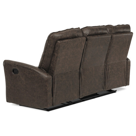 Sedačka s rozkladem Autronic Trojmístná rozkládací pohovka, hnědá, látka vintage, ASD-4302 BR3 (7)