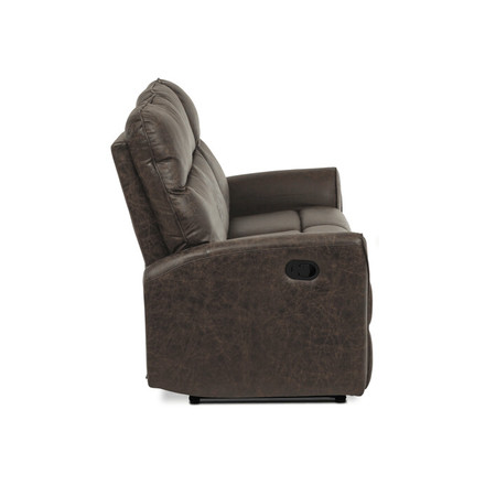 Sedačka s rozkladem Autronic Trojmístná rozkládací pohovka, hnědá, látka vintage, ASD-4302 BR3 (8)