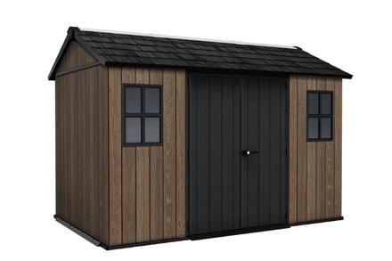 Zahradní domek Keter Apex 7,5 x 11 Walnut, s podlahou (1)