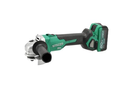 Aku úhlová bruska Stalco AGS20-125BL, 2x 4Ah (1)