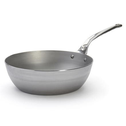 Ocelová pánev de Buyer 5684.28, MINERAL B PRO, hluboká, nerezová rukojeť, 28cm