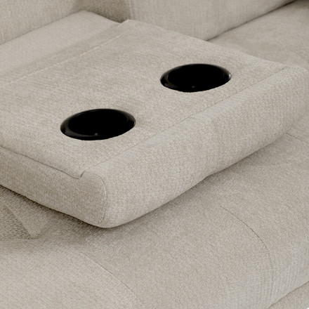 Rozkládací pohovka Autronic Trojmístná, béžová, látka, ASB-C3034 CRM2 (16)