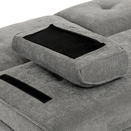 Rozkládací pohovka Autronic Trojmístná, šedá, látka, ASB-C3034 GREY2 (16)