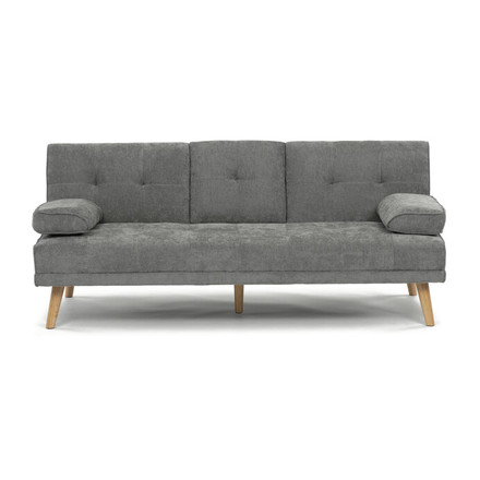 Rozkládací pohovka Autronic Trojmístná, šedá, látka, ASB-C3034 GREY2 (1)