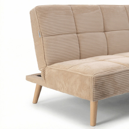 Rozkládací pohovka Autronic Trojmístná, krémová, látka, ASB-C3030 CRM6 (6)