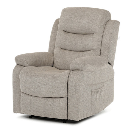 Polohovací křeslo Autronic béžová, látka, TV-4086 LAN2