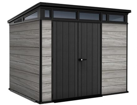 Zahradní domek Keter PENT Signature 9x7 Storm Grey, s podlahou