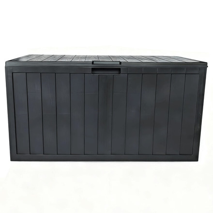 Zahradní úložný box Autronic 112x49x54cm, plast, šedá, AZB-G2075 GREY (2)