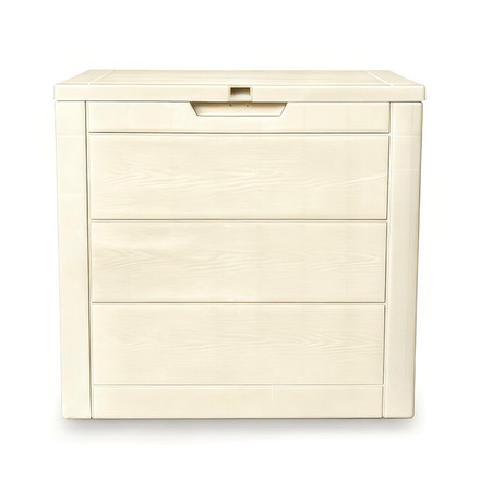 Zahradní úložný box Autronic 56x43x53cm, plast, béžová, AZB-G2035 CRM (2)