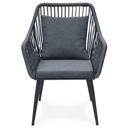 Zahradní set Autronic 1+2, solární podsvícení, kov, šedá, AZS-L1314 GREY (3)