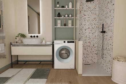 Pračka s předním plněním Candy GD 48SE6-S SLIM (3)